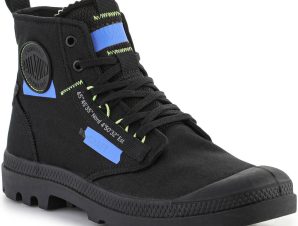 Ψηλά Sneakers Palladium Pampa HI Re-Craft Black/Blue 77220-005-M