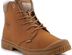 Μπότες Palladium sp20 Cuff Leather Waterproof WL 79067-257-M Mahogany