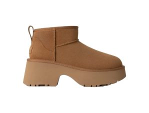 Μπότες UGG Classic Ultra Mini New Heights Boots – Chestnut