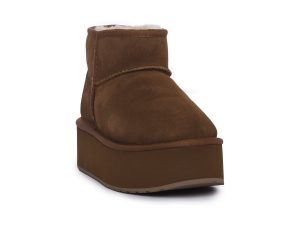 Μπότες EMU STINGER MICRO FLATFORM CHESTNUT